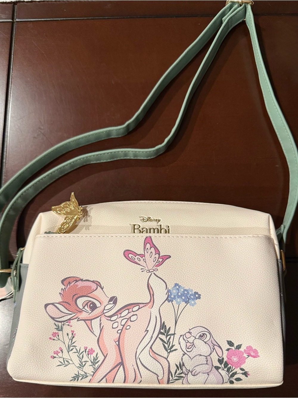 Primark x Disney Cream Bambi and Thumper Crossbody Camera Bag *NWT - Picture 11 of 12